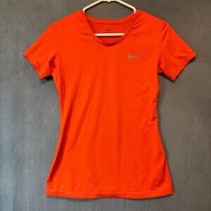 Nike Dri-FIT Orange Player Issued Training Shirt M Athleisure Streetwear Bold